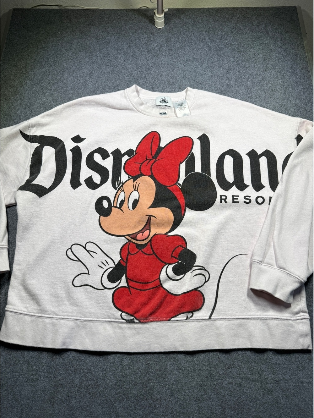 Disneyland Resort Minnie Mouse White Sweatshirt